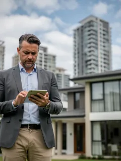 Expert real estate appraiser assessing property value in a dynamic market environment for 2026.