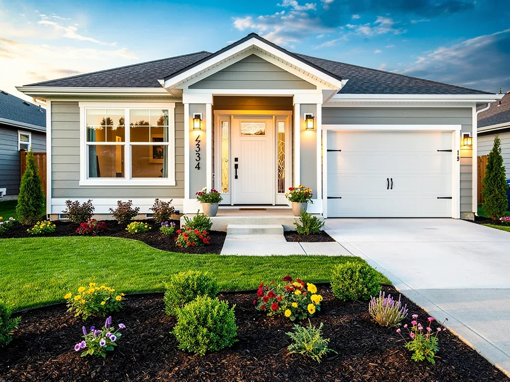 House exterior renovation enhancing curb appeal for property value