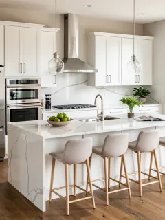 Modern renovated kitchen interior for high real estate ROI
