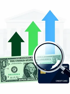 Federal Reserve interest rate hikes impact US credit