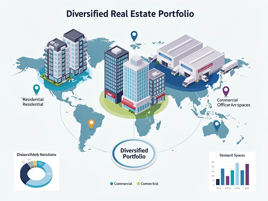Diversified real estate portfolio strategy for risk reduction.
