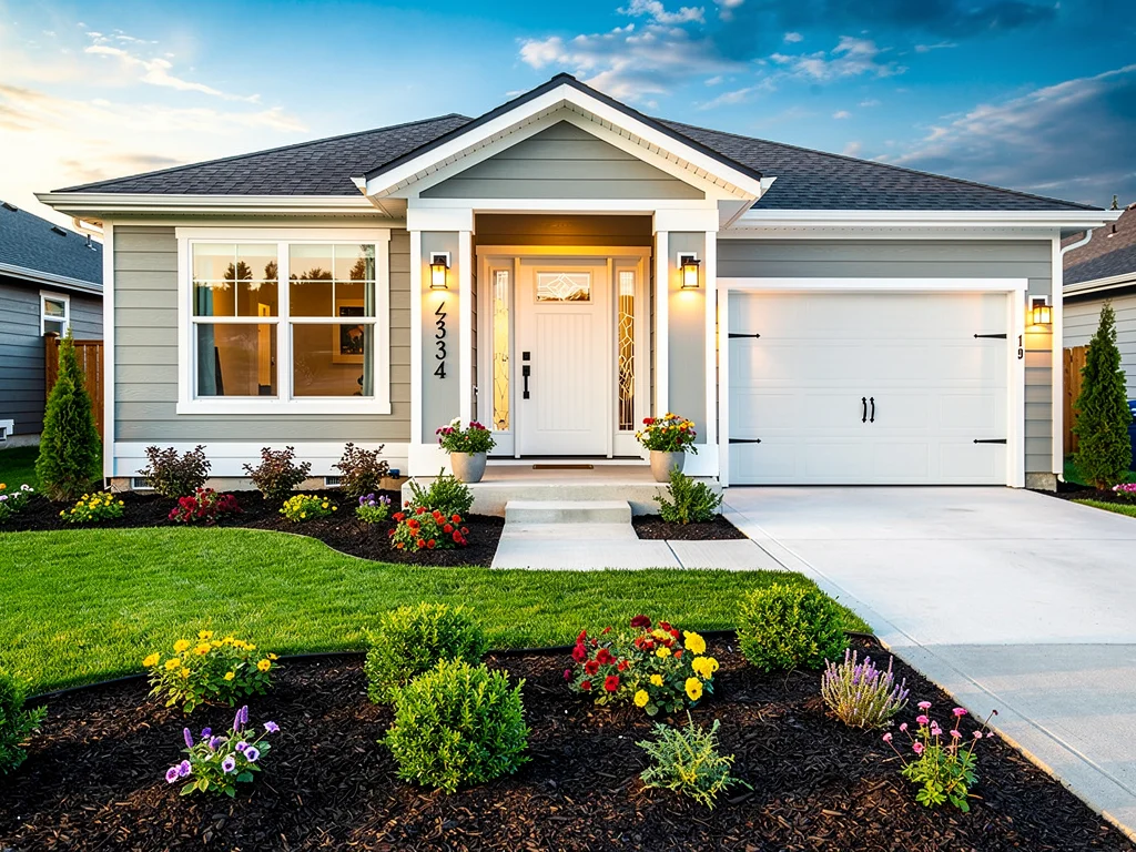 House exterior renovation enhancing curb appeal for property value