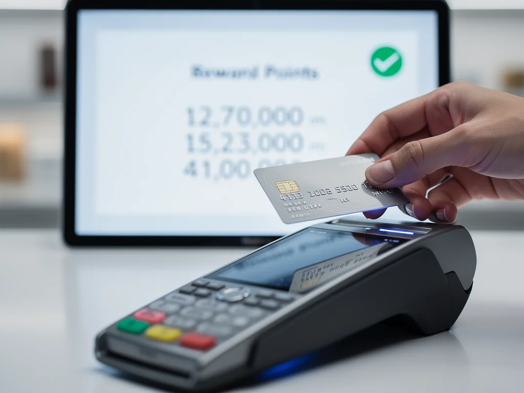 Maximizing rewards points through strategic credit card usage.