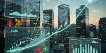 Graph showing real estate market volatility with mitigating strategies.