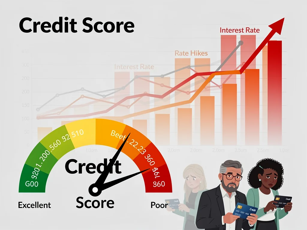 Rising interest rates affecting credit scores