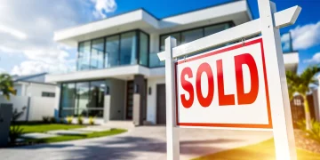 Sold sign in front of a modern house, symbolizing quick real estate liquidity in 2026.