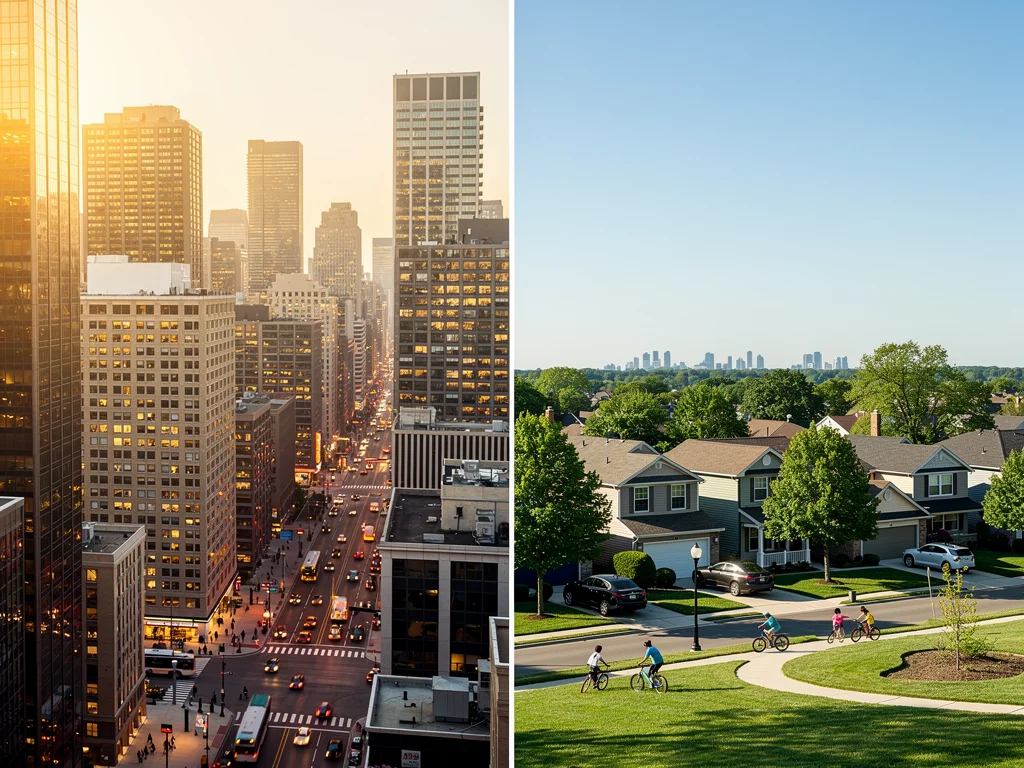 Urban vs suburban housing shift due to remote work