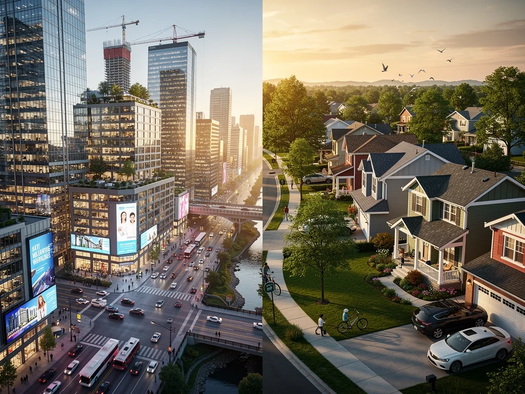 2026 Real Estate Market: Urban vs. Suburban Property Growth Analysis